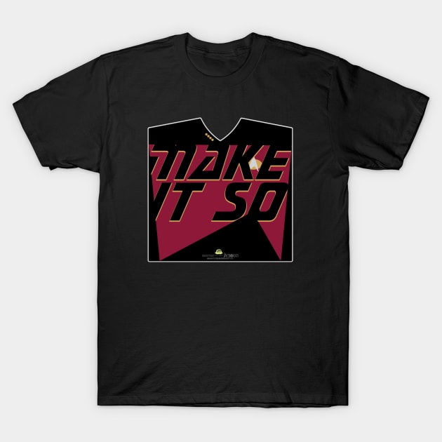 Make It So T-Shirt by Fanthropy Running Clubs